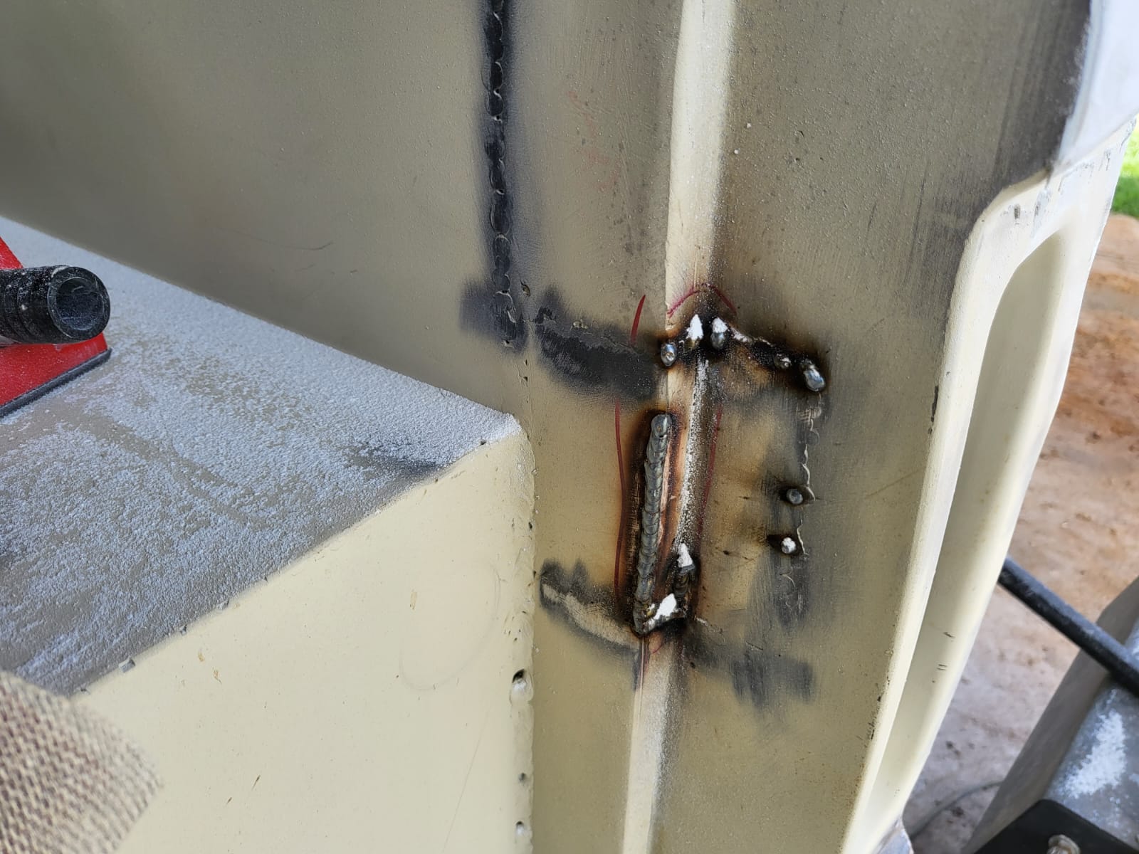 F100 welded body repair detail