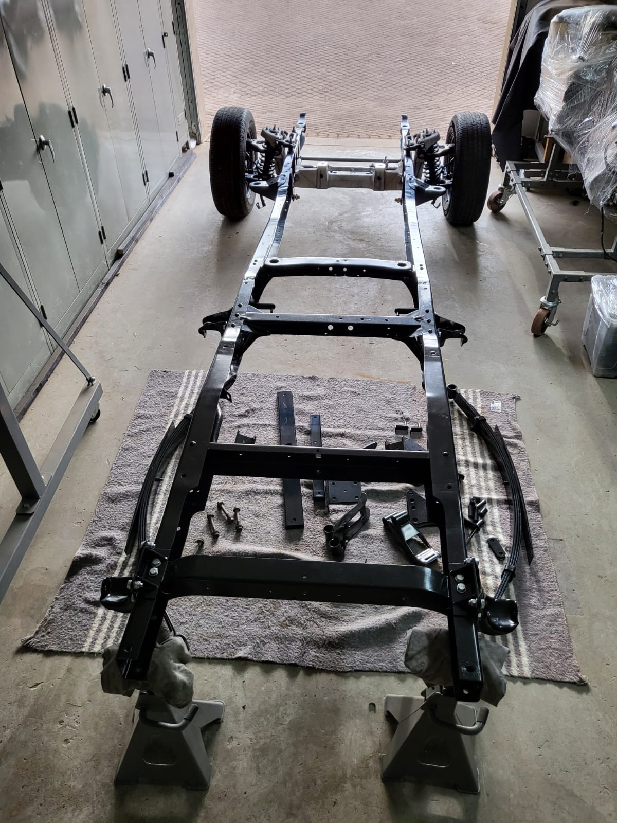 Powder coated chassis