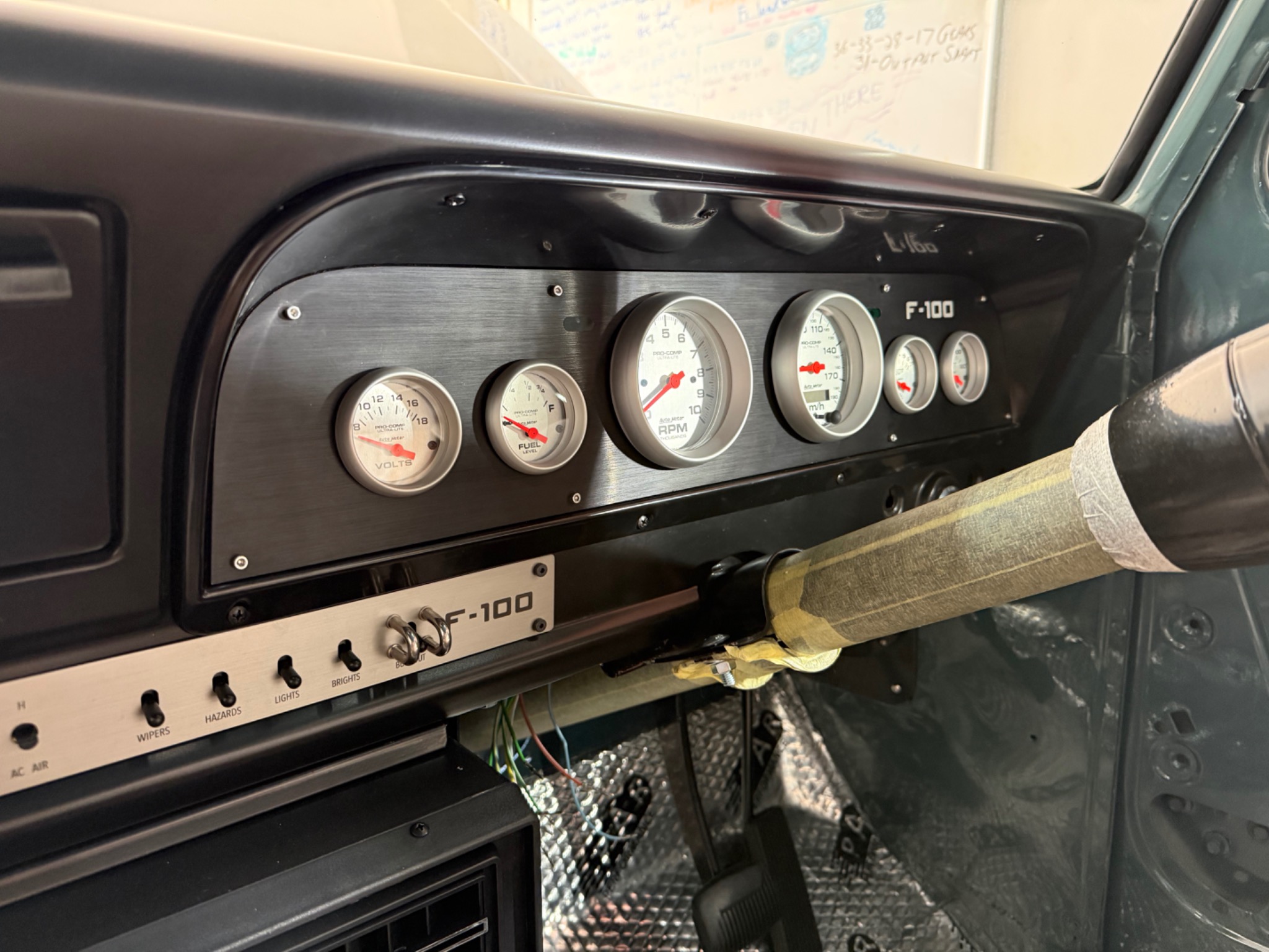 Pro-Comp gauges in original F100 dash